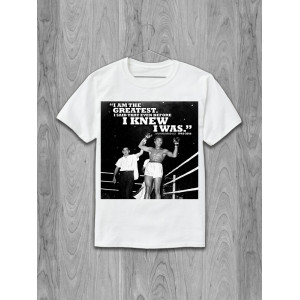 Tricou Sunt cel mai mare. Am spus asta chiar înainte de a-mi da seama că sunt. - Muhammad Ali. Photo 2